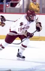 Freshman forward Chuck Kobasew scored one goal and one assist Saturday night, but a late rally at BU fell short.