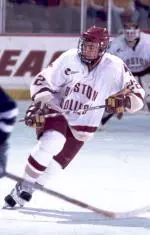 Ben Eaves and the Eagles will open their 2001-02 home schedule on Friday against UMass-Lowell.