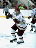 Ales Dolinar and the Eagles will face Wisconsin for the third straight year when they travel to Madison for a two-game series this weekend.