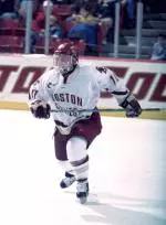 Senior captain Jeff Giuliano helped lead the Eagles to a 3-1 victory over Wisconsin on Saturday night.