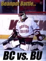 Senior goaltender Scott Clemmensen and the Eagles take on the BU Terriers in the championship game of the 49th Annual Beanpot tournament tonight at the FleetCenter.