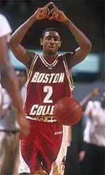 Troy Bell, recently named a finalist for the Naismith Award, and the rest of the No. 9 Eagels will take on UConn on Tuesday in Hartford.