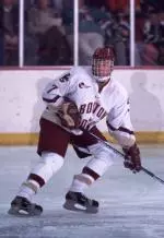 Senior defenseman Rob Scuderi and the Eagles face off against UNH tonight. Scuderi scored the game-winning goal against BU in the Beanpot final last Monday.