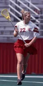Lauren Miller led the Eagles with four goals and three assists against Virginia Tech.