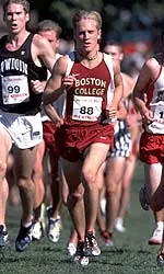 Senior co-captain Coling Wolfe is one of four returning Eagles from last year's conference championship meet.