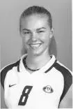 Freshman outside hitter Katie Andersen has been an integral part in the Eagle's 7-3 start to the 2001 season.