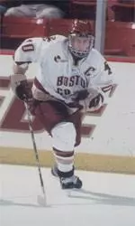 Senior captain Jeff Giuliano scored one goal and added one assist in hockey's 8-4 loss at UMass-Lowell on Saturday.