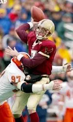 Brian St. Pierre completed 22-of-34 passes for 284 yards and one TD for BC.