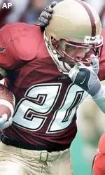 Derrick Knight scored two touchdowns, despite having his facemask grabbed by Rutgers' Nathan Jones during the first half.