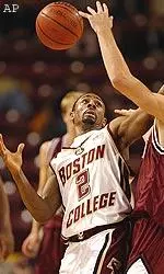 Boston College guard Troy Bell scored 28 points against Harvard, Sunday.