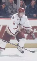 Bill Cass played a strong defensive game, and added a goal, but he and the Eagles were unable to catch Merrimack, falling 5-2.