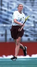 Senior co-captain Lauren Miller scored eight goals and added nine assists on the Eagles' two-game road trip.