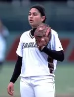 Tekae Malandris pitched her third complete game shutout in a row with 10 strikeouts in nine innings.