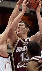 Nate Doornekamp goes up for a shot during the first half.