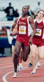 Senior Vernon Mickle won the 800 at the Terrier Cup