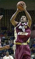 The Eagles had their biggest lead late in the game, 92-56.