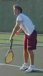 Junior Paul Colahan won the only singles match for BC this past weekend