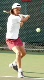 Junior Nida Waseem won at No. 1 singles and doubles Saturday against Seton Hall