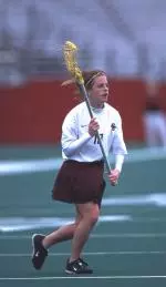 Jackie Yovankin collected a record 16 groundballs at Connecticut.