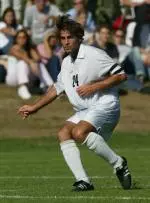 Guy Melamed, a Soccer America Preseason All-American, and his teammates open the 2003 season on August 30 at Pittsburgh