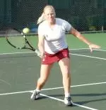 Emily Hellberg, a 2003 ITA Scholar-Athlete, and her Eagle teammates kick-off the fall season Sept. 19 at the William & Mary Invitational