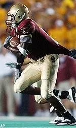 Will Blackmon tries to break free during the third quarter.