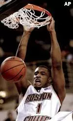 Craig Smith dunks during the second half against Villanova.