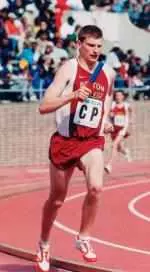 Senior Shawn Wallace captured first in the 1000-meter run at the Terrier Cup