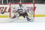 Junior goalie Matti Kaltiainen made 29 saves as BC defeated BU by a 3-2 score.