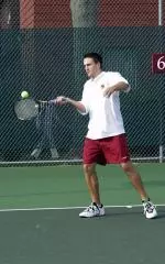 Sophomore Kiernan Laughlin defeated former high school teammate Justin Heims of Colgate helping the Eagles earn their first victory under Head Coach Scott Wilkins