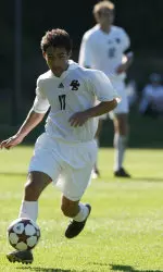 Sophomore Jarryd Goldberg scored his first goal of the season on a corner kick.