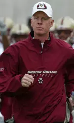 Coach Tom O'Brien will lead the Eagles into their first season of ACC football in 2005.