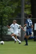 Senior co-captain Laina Ceddia scored BC's first goal in the 48th minute.