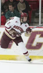 Andrew Alberts assisted on both goals against Providence on Friday