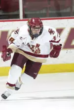 Kerri Sanders scored two power-play goals against Northeastern on Friday night.
