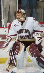 Cory Schneider made 29 saves in the win over Northeastern on Saturday night
