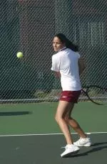 Sophomore Szilvia Szegedi went 14-5 in 2004 and earned conference all-tournament team accolades