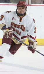 Sarah Courtney scored the gamewinner with 1:28 left in the third to lift BC to a 4-3 win over Northeastern.