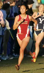 Senior Laurel Burdick earned All-American honors with her finish at the NCAA Championship