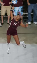 Allison Anderson led the team to a win with 30 digs and three aces