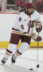 Freshman Becky Zavisza scored the Eagles lone goal in the team's loss to Clarkson on Saturday.