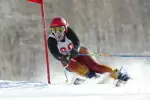 Sophomore Meghan Benedetto finished ninth in Sunday's giant slalom.