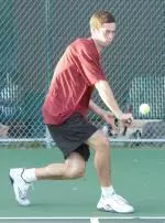 Chris McCoy won at No. 2 singles on Saturday.