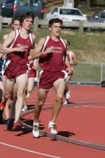 Jeremy Zagorski and Patrick Mellea finished second and third, respectively, in the 1,500 meters.