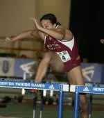 Sophomore Kasey Hill won the Tufts Heptathlon.