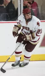Dan Bertram recorded 17 points - nine goals, eight assists - in 39 games during his freshman campaign at BC. Bertram was selected in the second round during the 2005 NHL Entry Draft