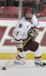 Peter Harrold registered 14 points - four goals, 10 assists - for BC last season