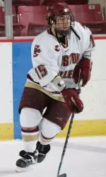 Stephen Gionta and the Eagles begin Hockey East play on Saturday, Oct. 22 at Northeastern.
