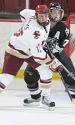 Sophomore Colleen Harris scored BC's first goal against the Vermont Catamounts in the team's, 2-0 win.