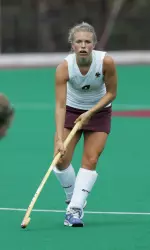 Junior Crystal Frates registered the gamewinner in Sunday's 2-0 win over Maine in Orono.